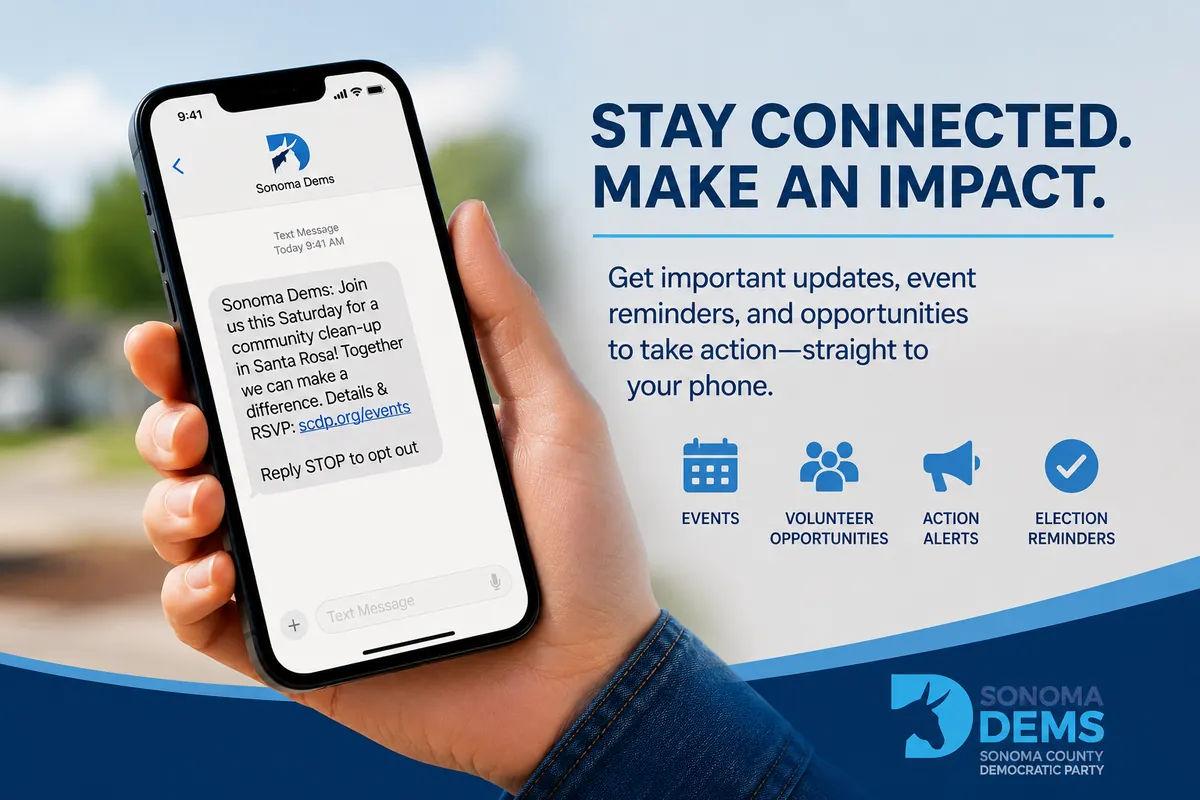 Stay Connected, text alerts